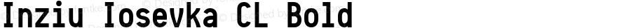 Inziu Iosevka CL Bold