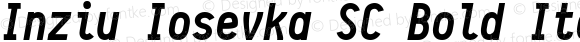 Inziu Iosevka SC Bold Italic