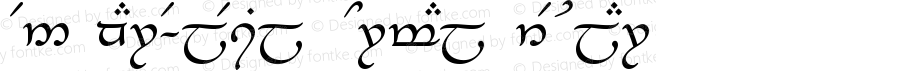 Tengwar-Elesil-Normal