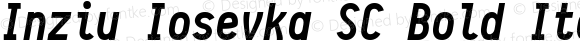 Inziu Iosevka SC Bold Italic