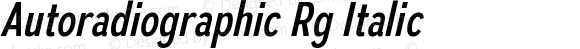 Autoradiographic Rg Italic