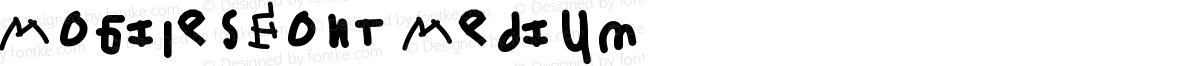 MobilesFont Medium