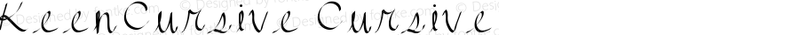 KeenCursive Cursive