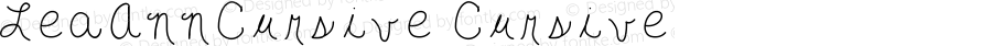 LeaAnnCursive