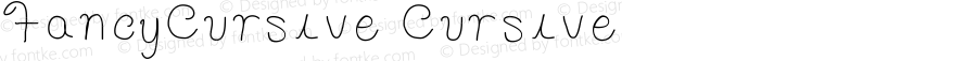 FancyCursive Cursive