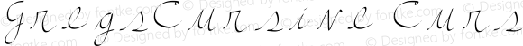 GregsCursive Cursive