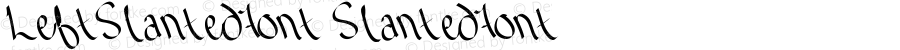 LeftSlantedFont