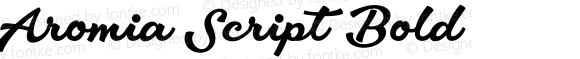 Aromia Script Bold