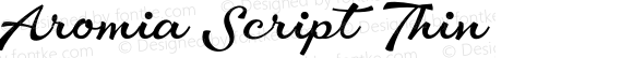 Aromia Script Thin