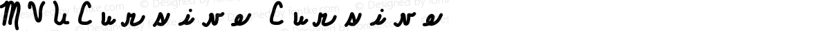 MVUCursive Cursive