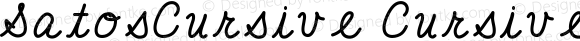 SatosCursive Cursive