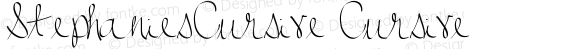 StephaniesCursive Cursive