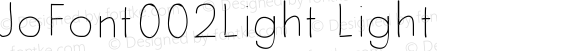 JoFont002Light Light