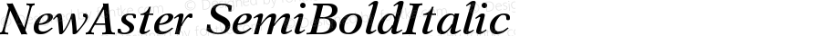 New Aster Semi Bold Italic
