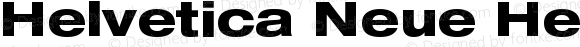 Helvetica Neue HeavyExt