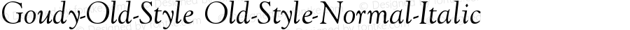 Goudy-Old-Style-Normal-Italic