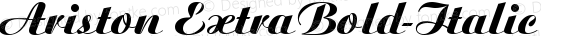 Ariston ExtraBold-Italic