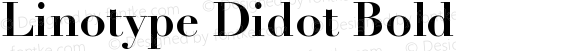 Linotype Didot Bold