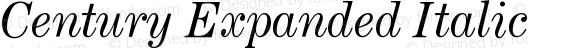 Century Expanded Italic