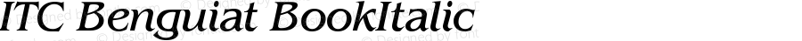 ITC Benguiat BookItalic