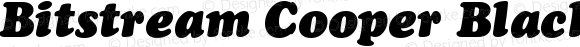 Bitstream Cooper Black Italic Headline