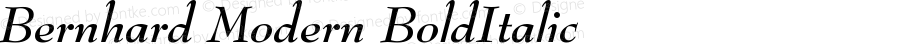 Bernhard Modern Bold Italic