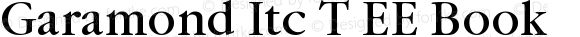 Garamond Itc T EE Book