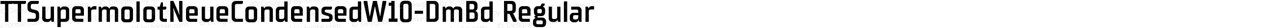 TTSupermolotNeueCondensedW10-DmBd Regular