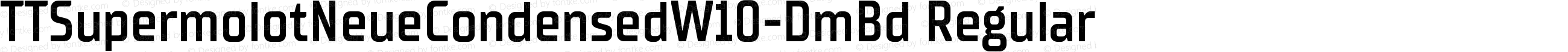 TTSupermolotNeueCondensedW10-DmBd Regular