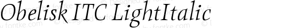 Obelisk ITC Light Italic