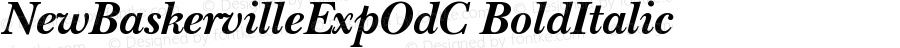 ITC New Baskerville Bold Italic Expert OldDigits Cyrillic