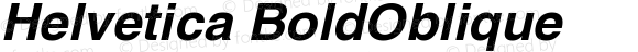 Helvetica BoldOblique