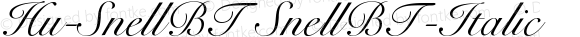 Hu-SnellBT-Italic