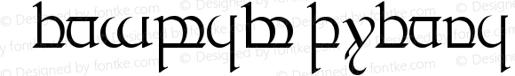 Tengwar Quenya-1 Regular