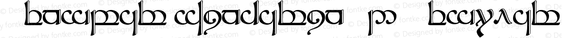 Tengwar Sindarin-2 Regular