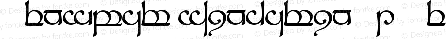 Tengwar Sindarin-1 Regular