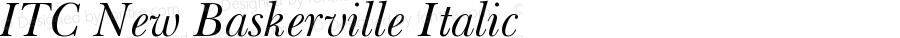 ITC New Baskerville Italic