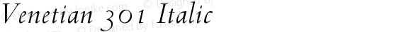 Venetian 301 Italic