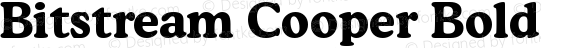 Bitstream Cooper Bold
