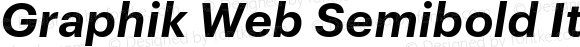 Graphik Web Semibold Italic