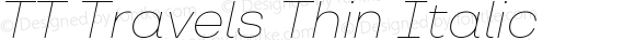 TTTravels-ThinItalic