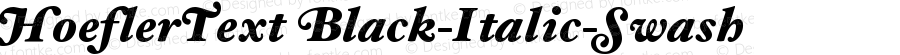 HoeflerText Black-Italic-Swash