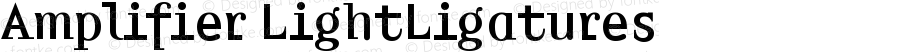 AmplifierLightLigatures