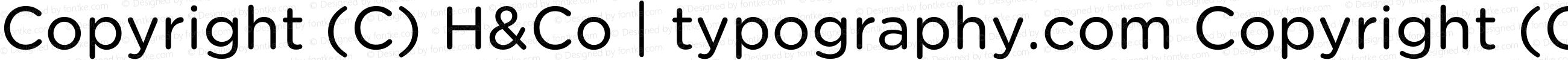 Copyright (C) H&Co | typography.com