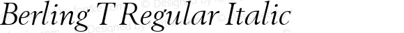 Berling T Regular Italic