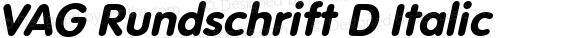 VAGRundschriftD Italic