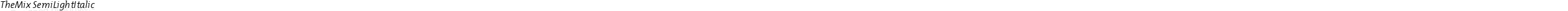 TheMix SemiLightItalic