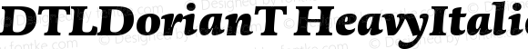 DTLDorianT HeavyItalic