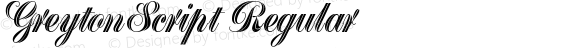 GreytonScript Regular