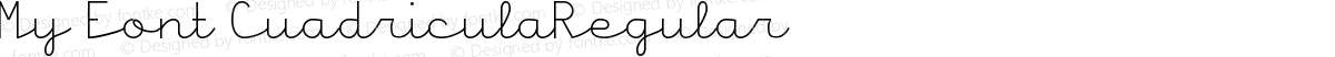 My Font CuadriculaRegular